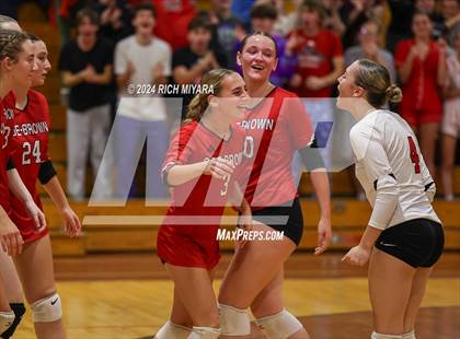Thumbnail 3 in Coe-Brown Academy vs. Milford (NHIAA D2 Semifinal) photogallery.