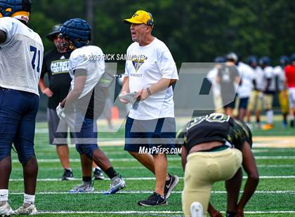 Thumbnail 2 in Cape Fear vs Pinecrest (Scrimmage) photogallery.