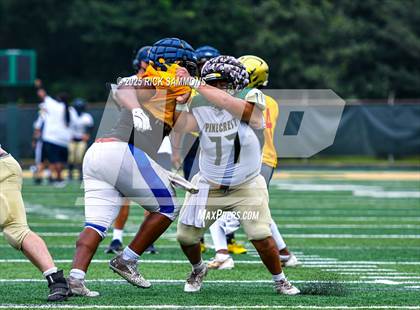 Thumbnail 1 in Cape Fear vs Pinecrest (Scrimmage) photogallery.