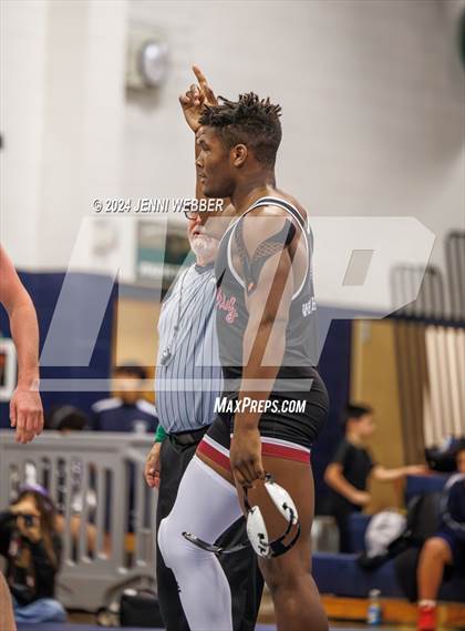 Thumbnail 3 in Virgin Valley vs Liberty (Spring Valley Duals Final Round 2) photogallery.