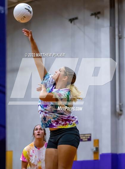 Thumbnail 3 in Triton vs Gray's Creek (Jack Britt's 19th Annual Volleyball Jamboree)(scrimmage) photogallery.