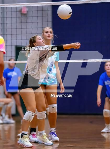 Thumbnail 1 in Triton vs Gray's Creek (Jack Britt's 19th Annual Volleyball Jamboree)(scrimmage) photogallery.