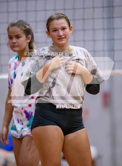 Thumbnail 1 in Triton vs Gray's Creek (Jack Britt's 19th Annual Volleyball Jamboree)(scrimmage) photogallery.