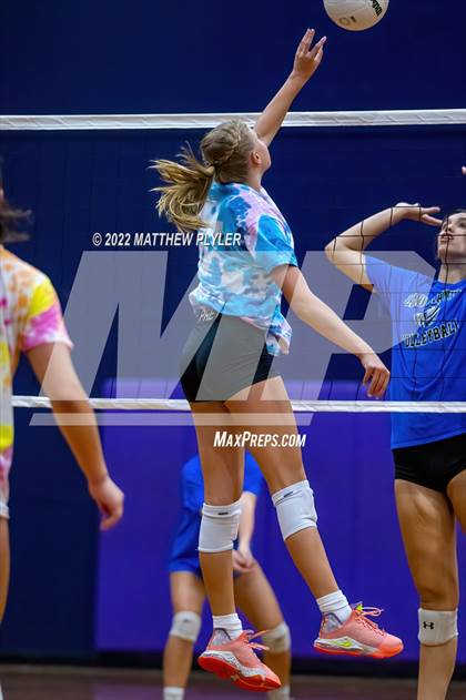 Thumbnail 3 in Triton vs Gray's Creek (Jack Britt's 19th Annual Volleyball Jamboree)(scrimmage) photogallery.