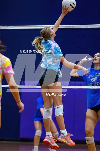 Thumbnail 2 in Triton vs Gray's Creek (Jack Britt's 19th Annual Volleyball Jamboree)(scrimmage) photogallery.