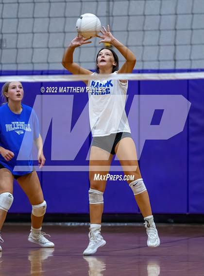 Thumbnail 1 in Triton vs Gray's Creek (Jack Britt's 19th Annual Volleyball Jamboree)(scrimmage) photogallery.