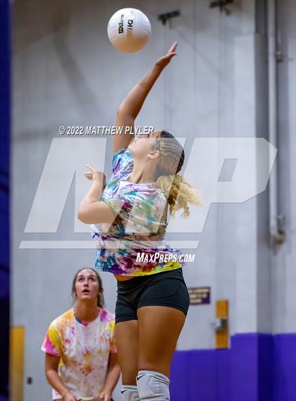 Thumbnail 2 in Triton vs Gray's Creek (Jack Britt's 19th Annual Volleyball Jamboree)(scrimmage) photogallery.