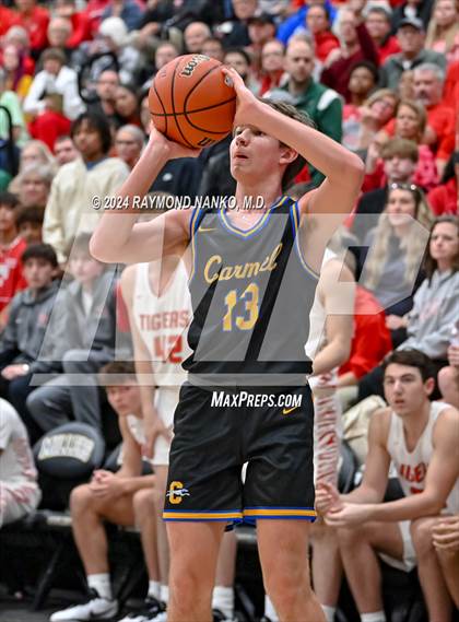 Thumbnail 2 in Carmel vs. Fishers (IHSAA 4A Section 8 Round 1) photogallery.