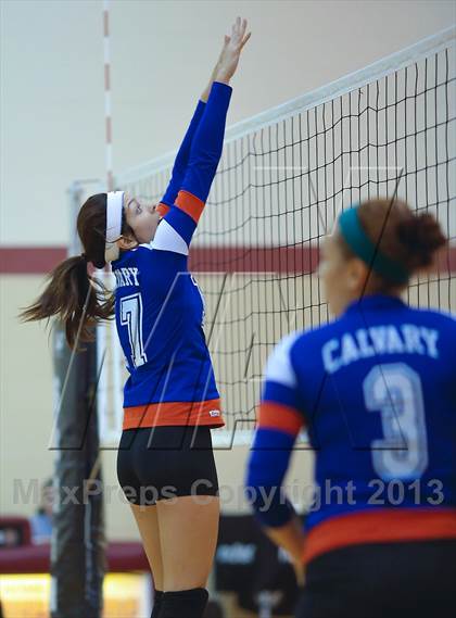 Thumbnail 3 in Calvary Christian vs Western Hills (EMS-ISD Tournament) photogallery.