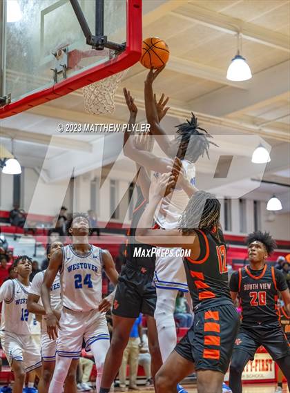 Thumbnail 3 in South View vs Westover (2023 Cumberland County Schools Holiday Classic Tournament) photogallery.