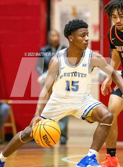 Thumbnail 2 in South View vs Westover (2023 Cumberland County Schools Holiday Classic Tournament) photogallery.