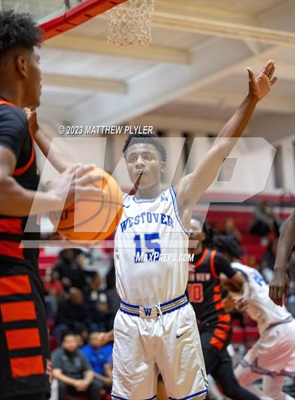 Thumbnail 2 in South View vs Westover (2023 Cumberland County Schools Holiday Classic Tournament) photogallery.