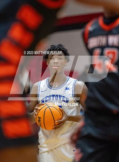 Thumbnail 2 in South View vs Westover (2023 Cumberland County Schools Holiday Classic Tournament) photogallery.