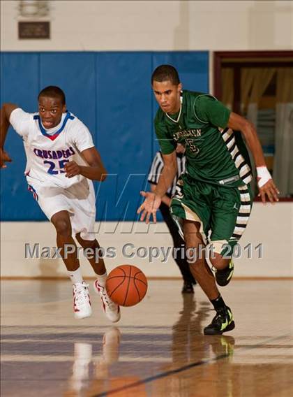 Thumbnail 1 in Bishop Hendricken vs Archbishop Stepinac (Catholic School Showcase) photogallery.