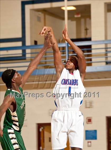 Thumbnail 1 in Bishop Hendricken vs Archbishop Stepinac (Catholic School Showcase) photogallery.