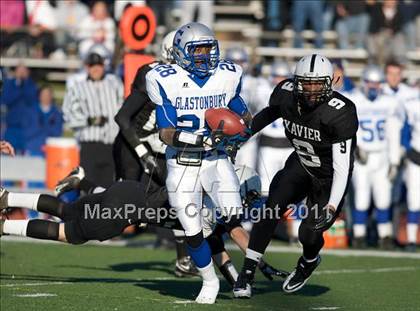 Thumbnail 3 in Glastonbury vs. Xavier (CIAC Class LL Semifinal) photogallery.