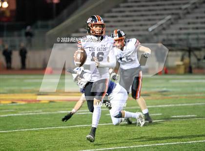 Thumbnail 2 in Los Gatos vs Central Valley Christian (CIF D2-A State Final) photogallery.