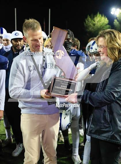 Thumbnail 3 in Los Gatos vs Central Valley Christian (CIF D2-A State Final) photogallery.