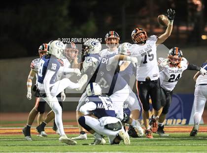 Thumbnail 2 in Los Gatos vs Central Valley Christian (CIF D2-A State Final) photogallery.