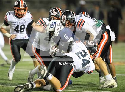 Thumbnail 1 in Los Gatos vs Central Valley Christian (CIF D2-A State Final) photogallery.