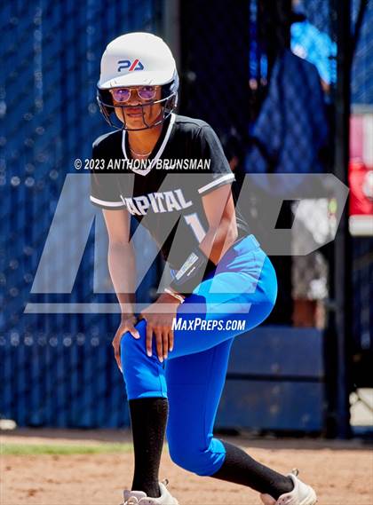 Thumbnail 1 in Capital Christian vs. Dixon (CIF SJS D4 Final - Game Photos) photogallery.