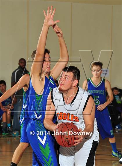 Thumbnail 3 in Pacifica Christian vs California School for the Deaf (MaxPreps Holiday Classic) photogallery.