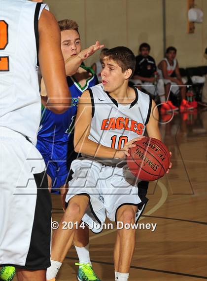 Thumbnail 1 in Pacifica Christian vs California School for the Deaf (MaxPreps Holiday Classic) photogallery.