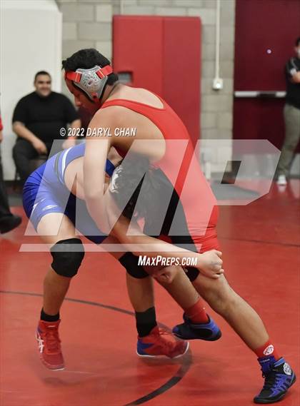 Thumbnail 2 in Milken & Santa Paula vs San Marino (CIF Southern Section Wrestling Championships) photogallery.