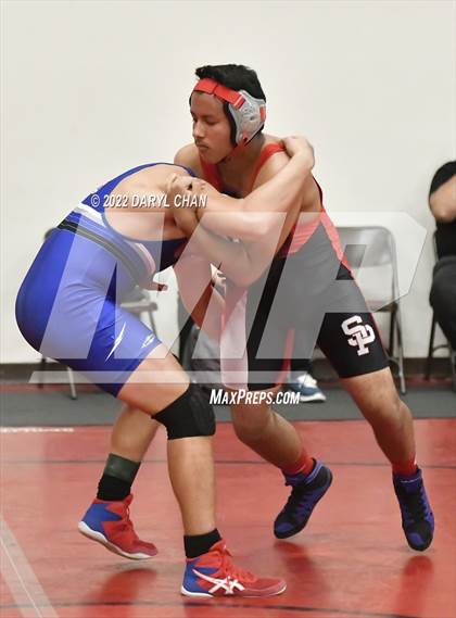 Thumbnail 1 in Milken & Santa Paula vs San Marino (CIF Southern Section Wrestling Championships) photogallery.