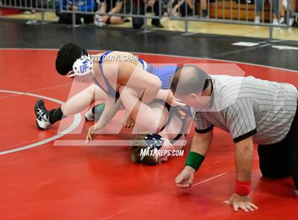 Thumbnail 3 in Milken & Santa Paula vs San Marino (CIF Southern Section Wrestling Championships) photogallery.