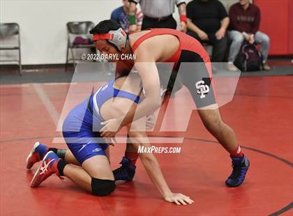 Thumbnail 1 in Milken & Santa Paula vs San Marino (CIF Southern Section Wrestling Championships) photogallery.