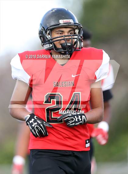 Thumbnail 2 in Stellar Prep @ Salesian College Preparatory (CIF NCS D5 Semifinal) photogallery.