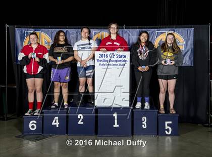 Thumbnail 2 in CIF State Girls Wrestling Championships (Awards) photogallery.