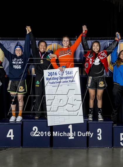 Thumbnail 1 in CIF State Girls Wrestling Championships (Awards) photogallery.