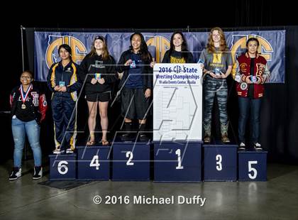 Thumbnail 1 in CIF State Girls Wrestling Championships (Awards) photogallery.