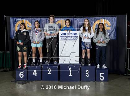 Thumbnail 1 in CIF State Girls Wrestling Championships (Awards) photogallery.
