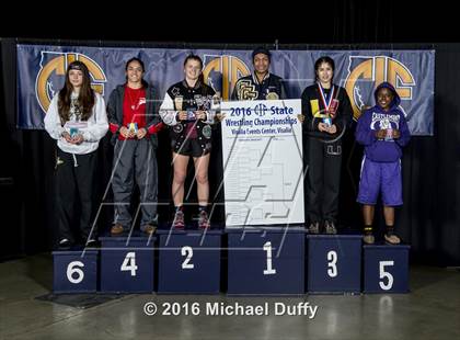 Thumbnail 1 in CIF State Girls Wrestling Championships (Awards) photogallery.