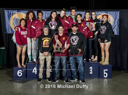 Thumbnail 1 in CIF State Girls Wrestling Championships (Awards) photogallery.