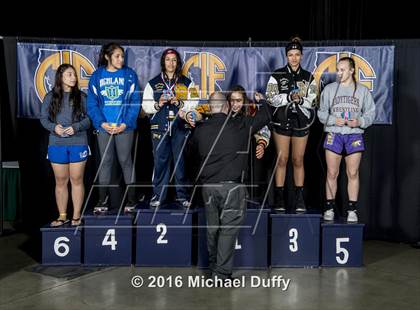 Thumbnail 3 in CIF State Girls Wrestling Championships (Awards) photogallery.