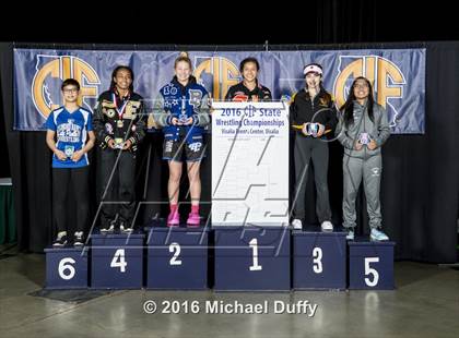 Thumbnail 1 in CIF State Girls Wrestling Championships (Awards) photogallery.