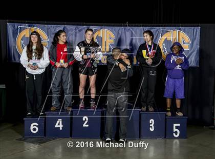 Thumbnail 3 in CIF State Girls Wrestling Championships (Awards) photogallery.