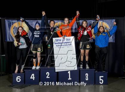 Thumbnail 3 in CIF State Girls Wrestling Championships (Awards) photogallery.