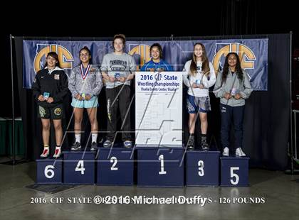 Thumbnail 2 in CIF State Girls Wrestling Championships (Awards) photogallery.