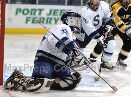 Thumbnail 2 in Hand vs Staples (Sound Tigers Harbor Yard Series) photogallery.
