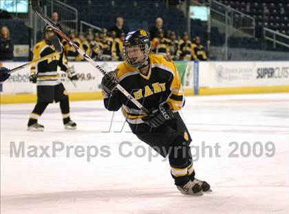 Thumbnail 1 in Hand vs Staples (Sound Tigers Harbor Yard Series) photogallery.