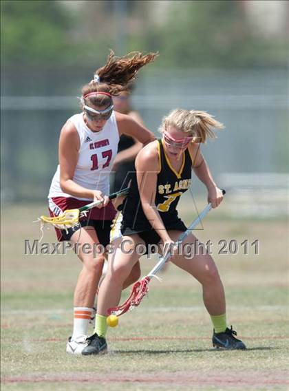 Thumbnail 2 in St. Agnes Academy v St. Stephen's Episcopal (D2 TGHSLL State Semifinal) photogallery.