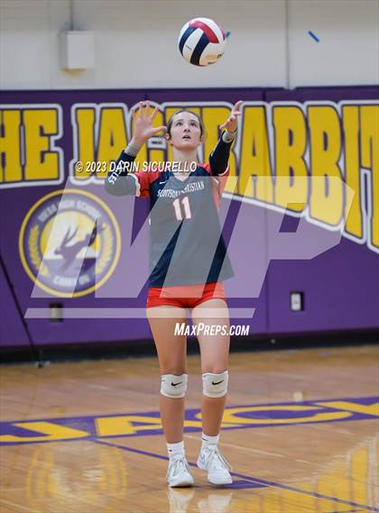 Thumbnail 1 in Scottsdale Christian Academy vs Odyssey Institute (AIA 3A Round 1 Playoff) photogallery.