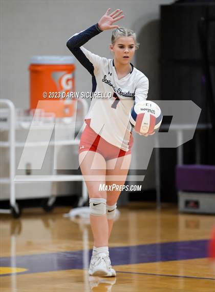 Thumbnail 1 in Scottsdale Christian Academy vs Odyssey Institute (AIA 3A Round 1 Playoff) photogallery.
