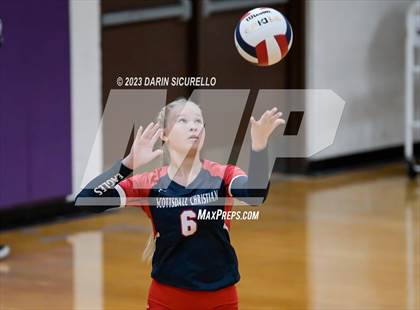 Thumbnail 3 in Scottsdale Christian Academy vs Odyssey Institute (AIA 3A Round 1 Playoff) photogallery.