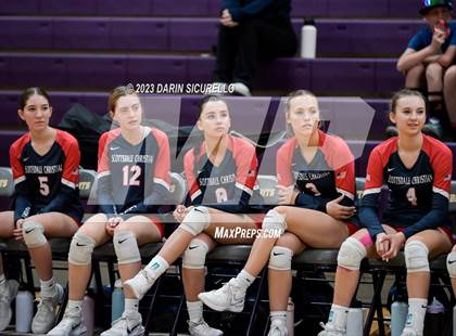 Thumbnail 2 in Scottsdale Christian Academy vs Odyssey Institute (AIA 3A Round 1 Playoff) photogallery.